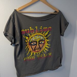 Sublime Long Beach Graphic Tee | Festival Cut | M/L (Measured)
